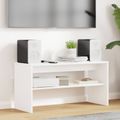 vidaXL TV skrinka 80 x 30 x 40 cm Biela Kompozitné drevo