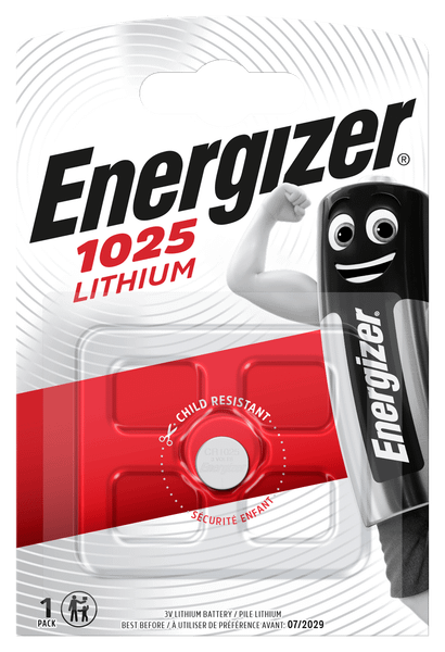 Energizer CR1025 1ks lítiová gombíková batéria EN-E300163500