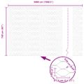 vidaXL Hexagonálny plot 1,6 x 50 m PVC Zelená
