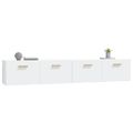 vidaXL Nástenné skrinky 2 ks biele 100x36,5x35 cm spracované drevo