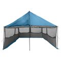 vidaXL Rodinný stan Modrá 450 x 400 x 265 cm Polyester a oceľ