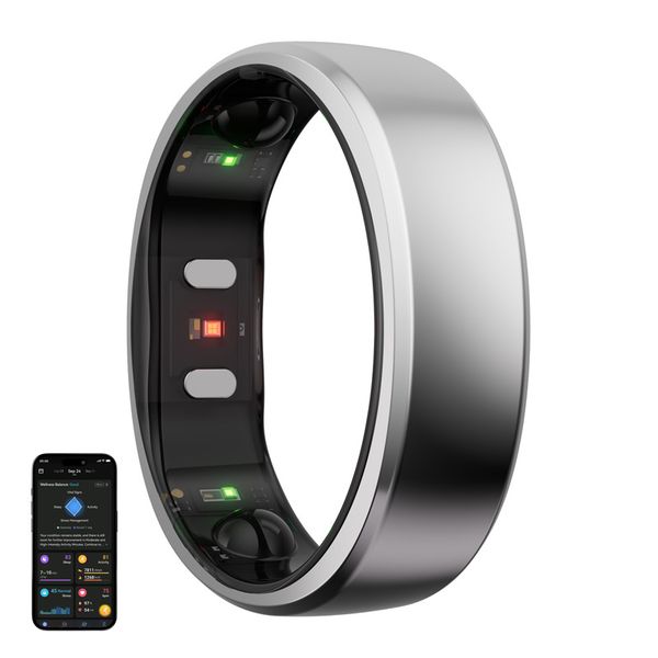 Smartring RingConn Gen 2 (veľkosť 8, strieborná)