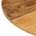 vidaXL Stolová doska Ø 80x2,5 cm okrúhla masívne mangovníkové drevo