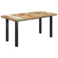 vidaXL Jedálenský stôl, nohy v tvare I 180x90x77 cm, recyklovaný masív