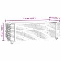 vidaXL konferenčný stolík 110x45x35 cm Teakové masívne drevo