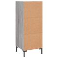 vidaXL Komoda sivý dub sonoma 34,5x34x90 cm spracované drevo