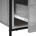 vidaXL Servírovacia skriňa Sivý Sonoma 97 x 33 x 81 cm