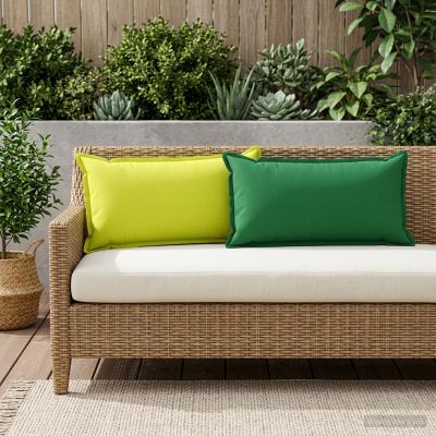 vidaXL Poťah na podložku 2 ks HOUTEN Zelená 40 x 80 cm Polyester