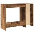 vidaXL Písací stôl staré drevo 102,5x35x75 cm kompozitné drevo