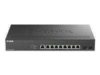 Prepínač - L2+ - inteligentný - 8 x 10/100/1000/2,5G (PoE+) + 2 x 10 Gigabit SFP+ - stolný - PoE+ (240 W)