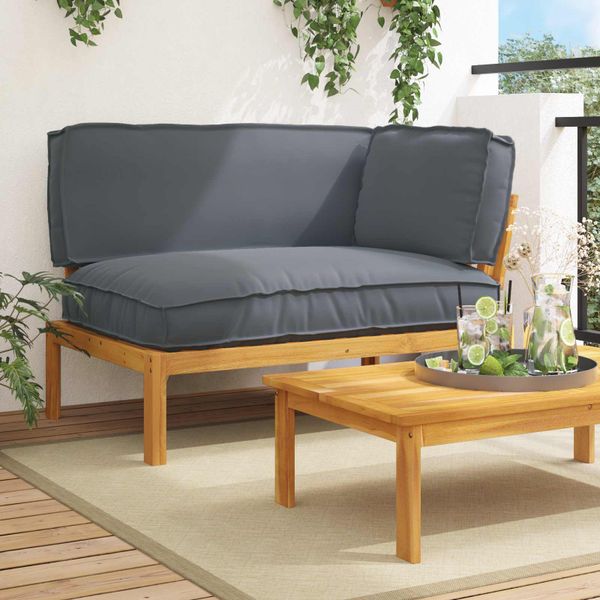 vidaXL Sada pohoviek Antracit 133 x 92 x 69 cm Pevné akáciové drevo
