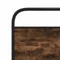 vidaXL Posteľný rám bez matraca 160x200 cm dymový dub kompozitné drevo