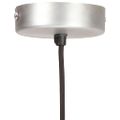 vidaXL Industriálna závesná lampa 25 W strieborná 19 cm okrúhla E27