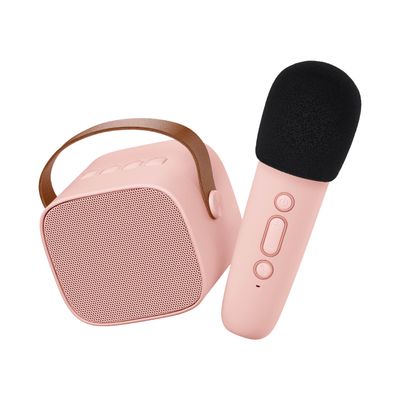 Bluetooth Karaoke set mikrofón a reproduktor Ružový
