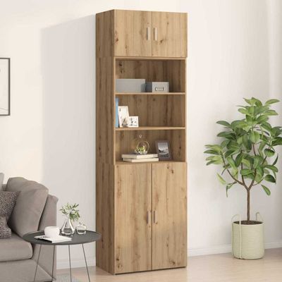 vidaXL Nástenná skrinka dub artisan 70 x 42.5 x 40 cm Kompozitné drevo