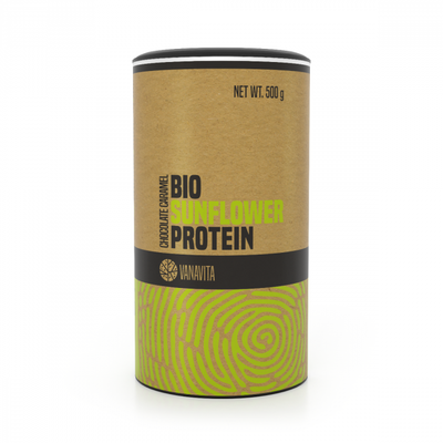 BIO Slnečnicový proteín - VanaVita, čokoláda karamel