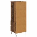 vidaXL Highboard Staré drevo 40 x 36 x 110 cm Kompozitné drevo