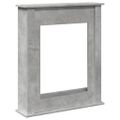 vidaXL Obloženie krbu betónovosivé 75x20x87,5 cm kompozitné drevo