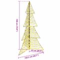 vidaXL Vianočný stromček 240 LED Teplá biela 180 cm Ratan