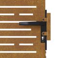 vidaXL Záhradná brána 85x200 cm, corten oceľ, štvorcový dizajn