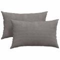 vidaXL Vankúše na pohovku 2 pcs Svetlosivá 50 x 30 cm
