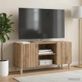 vidaXL TV skrinka 102 x 34,5 x 50 cm Dub artisan Kompozitné drevo