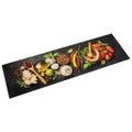 vidaXL Kuchynský koberec umývateľný Spices 45x150 cm zamat