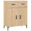 vidaXL Vysoká skrinka dub sonoma 69,5x34x180 cm spracované drevo