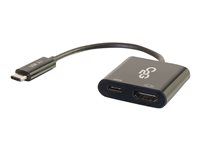 USB Type C to HDMI Black - Externí video adaptér - USB-C - HDMI - černá