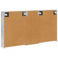 vidaXL Set kabinetov do kúpeľne 3 ks 130 x 14,5 x 70 cm