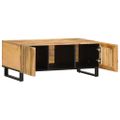 vidaXL Konferenčný stolík 100x55x40 cm, surový mangový masív