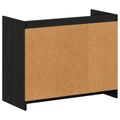 vidaXL Skriňa na topánky Čierny dub 85 x 39,5 x 70 cm Kompozitné drevo