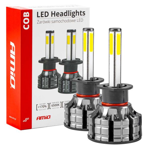 LED žiarovky hlavného svietenia COB 4Side H1 AMiO