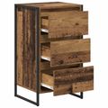 vidaXL Servírovacia skriňa Staré drevo 42 x 36 x 75.5 cm