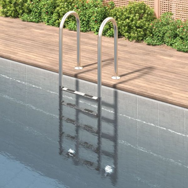 vidaXL Bazénový rebrík 54x38x211 cm 304 nehrdzavejúca oceľ
