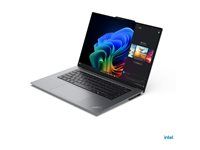 Aura Edition - Copilot+ PC - prevedenie závesu 180 stupňov - Intel Core Ultra 5 - 226V / až 4.5 GHz - Evo - Win 11 Pro - Arc Graphics 130V - 16 GB RAM - 512 GB SSD TCG Opal Encryption 2, NVMe - 15.3" OLED 2880 x 1800 (2.8K) @ 120 Hz - Wi-Fi 7, Bluetooth - sivá - klávesnica: česká/slovenská - s Lenovo Premier Support 3 roky, kompenzácia CO2 0,5 tony (2. generácia)