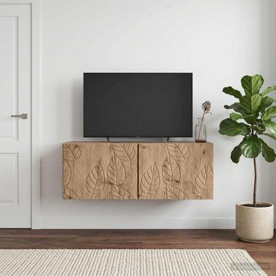 vidaXL Nástenná TV skrinka 59,5 x 41 x 30 cm Dub artisan