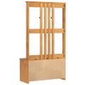 vidaXL Halový strom SANDNES 87x40x159,5 cm masívna borovica