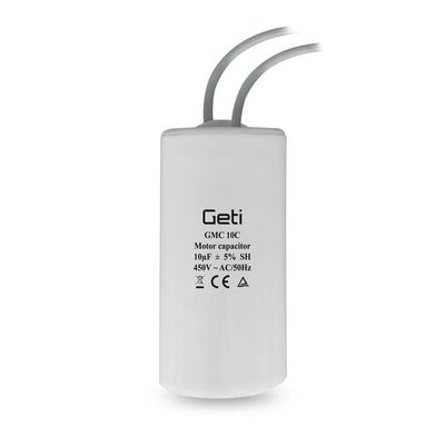 Kondenzátor rozbehový motorový 10uF 450V GETI GMC 10C