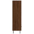 vidaXL Vysoká skrinka hnedá dub 69,5x31x115 cm kompozitné drevo