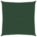 vidaXL Tieniaca plachta 160 g/m², tmavozelená 5x5 m, HDPE