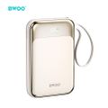 BWOO PD 20W 10000 mAh Power Bank With Usb-c Cable and Display P80 gold