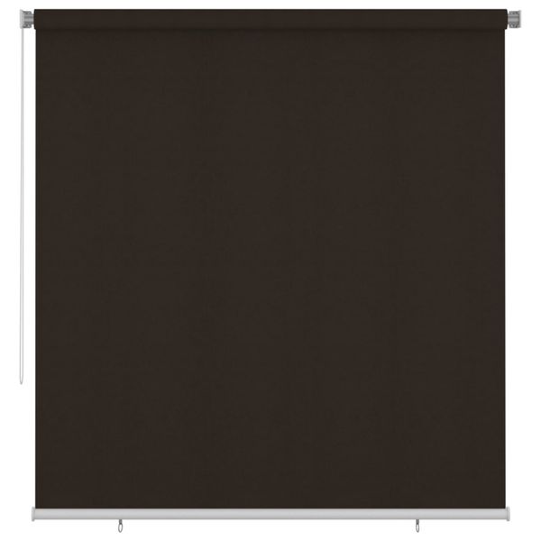 vidaXL Vonkajšia zatemňovacia roleta 220x230 cm hnedá HDPE