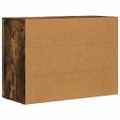 vidaXL Servírovacia skriňa ELST Dymová dub 80,5 x 35 x 59 cm