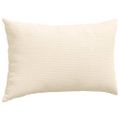 vidaXL Vankúše na pohovku 2 pcs Krémová 50 x 30 cm Kordúrová tkanina
