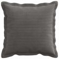 vidaXL Poťah na podložku 6 ks HOUTEN Tmavosivá 30 x 30 cm manšestr
