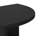 vidaXL Koncový stôl Čierna 39,7 x 39,7 x 60 cm Kompozitné drevo