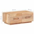 vidaXL Konferenčný stolík 90x50x35 cm masívne recyklované drevo