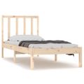 vidaXL Posteľ bez matraca 75x190 cm masívna borovica