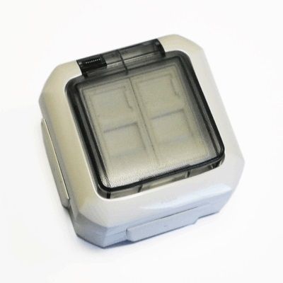 ABB Dátová zásuvka OUTDOOR IP54 UTP CAT5E 2xRJ45
